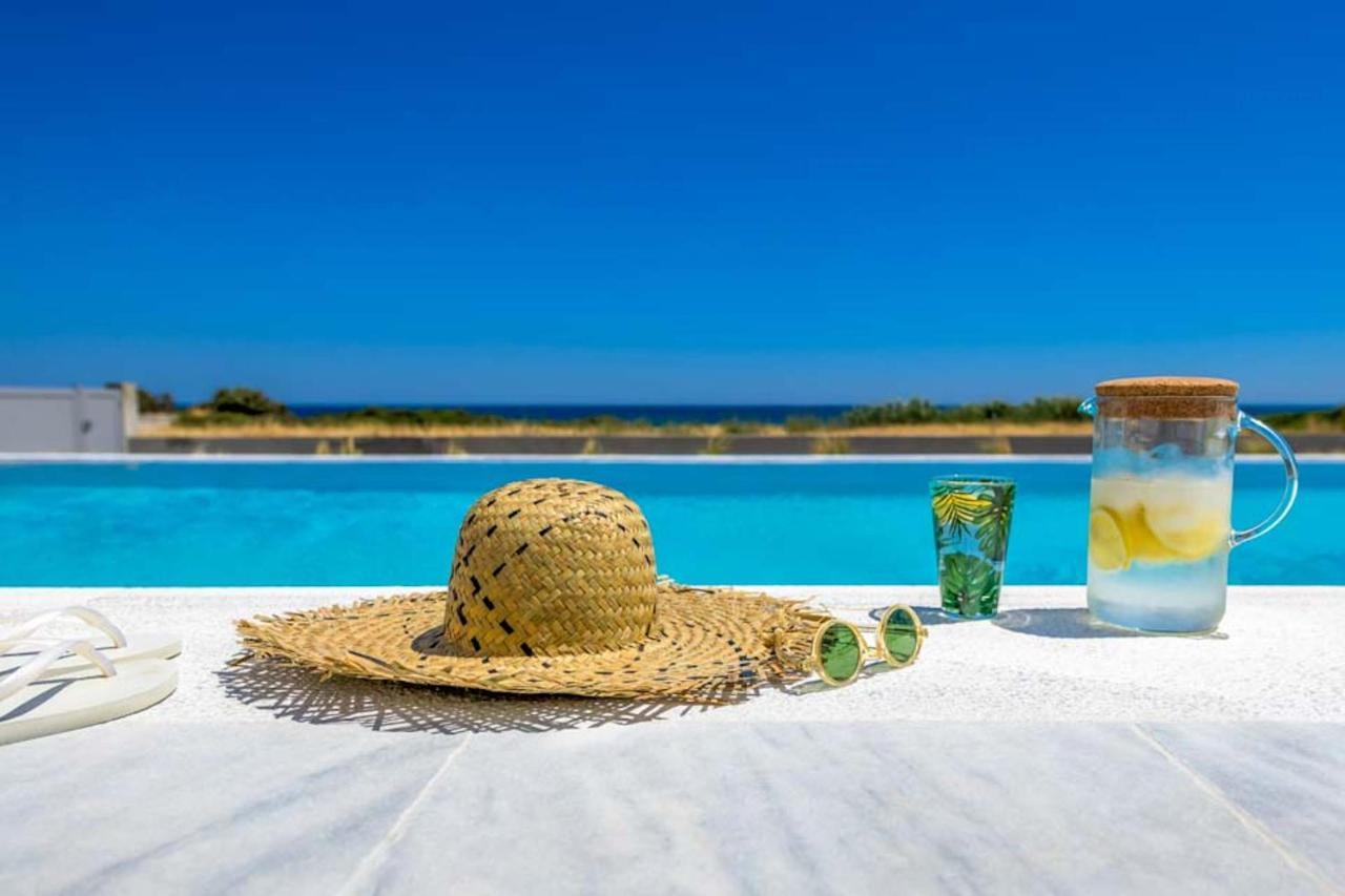 Seashore Beachfront Villa Lachania  Exterior photo