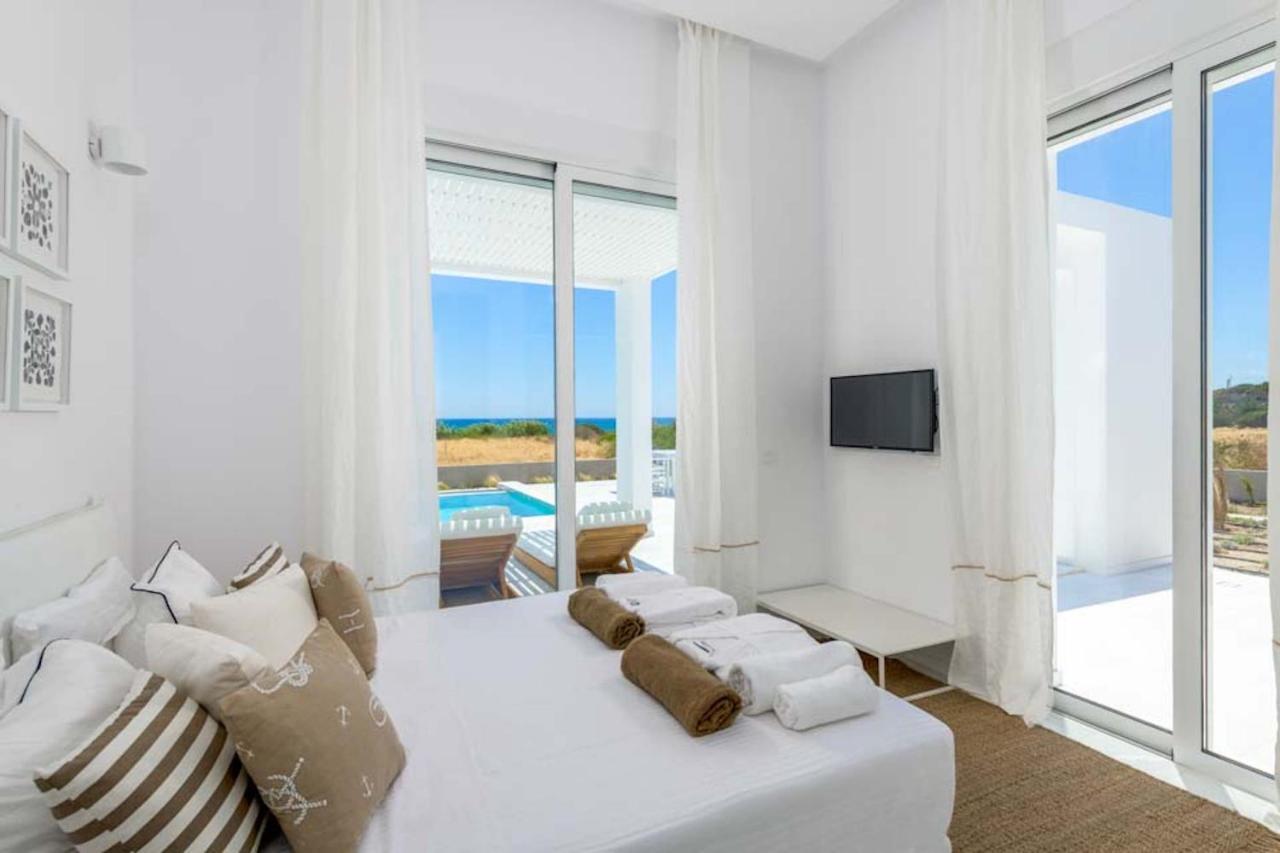 Seashore Beachfront Villa Lachania  Exterior photo