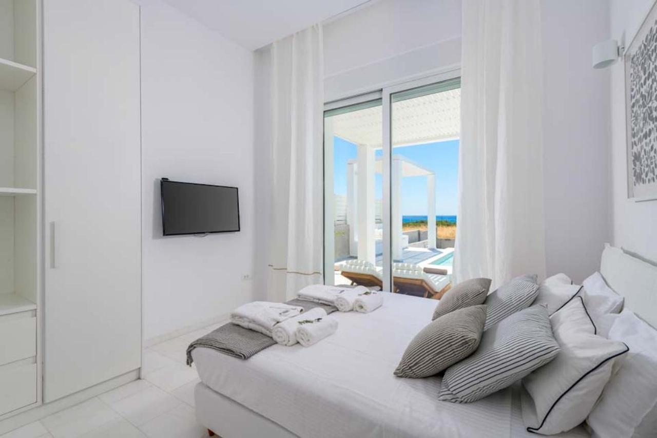 Seashore Beachfront Villa Lachania  Exterior photo