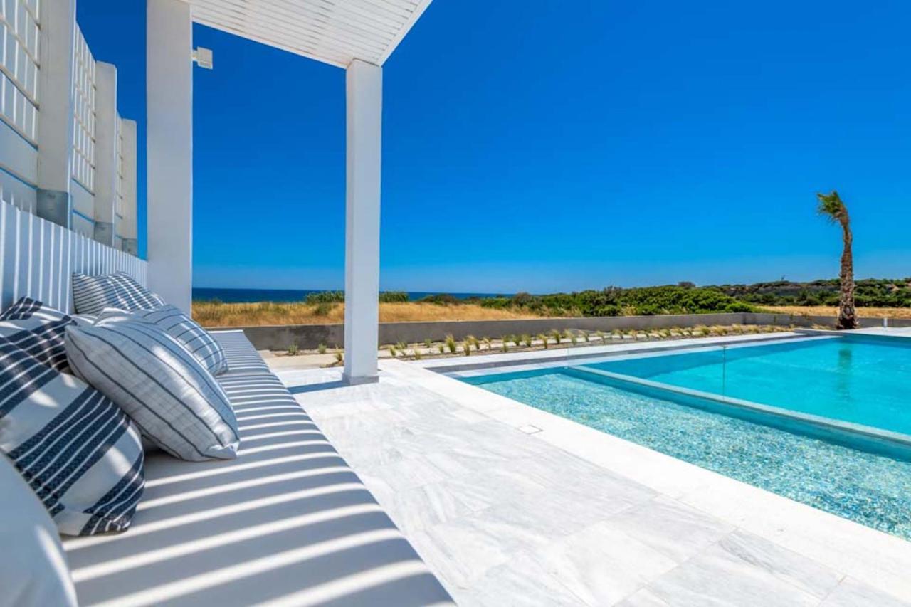 Seashore Beachfront Villa Lachania  Exterior photo