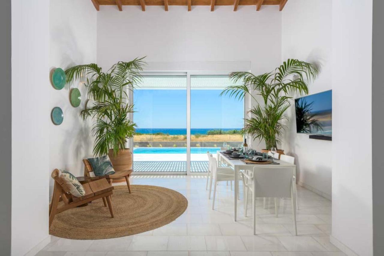 Seashore Beachfront Villa Lachania  Exterior photo